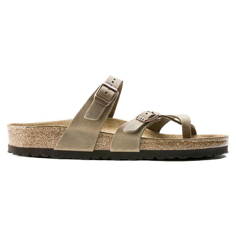 Birkenstock Oiled Læder Mayari Dame Brune | DK 405BEX